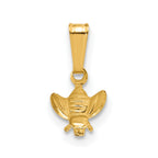 FJC Finejewelers 14 kt Yellow Gold Filled 1/20 Filled Bee Charm 13 x 7 mm