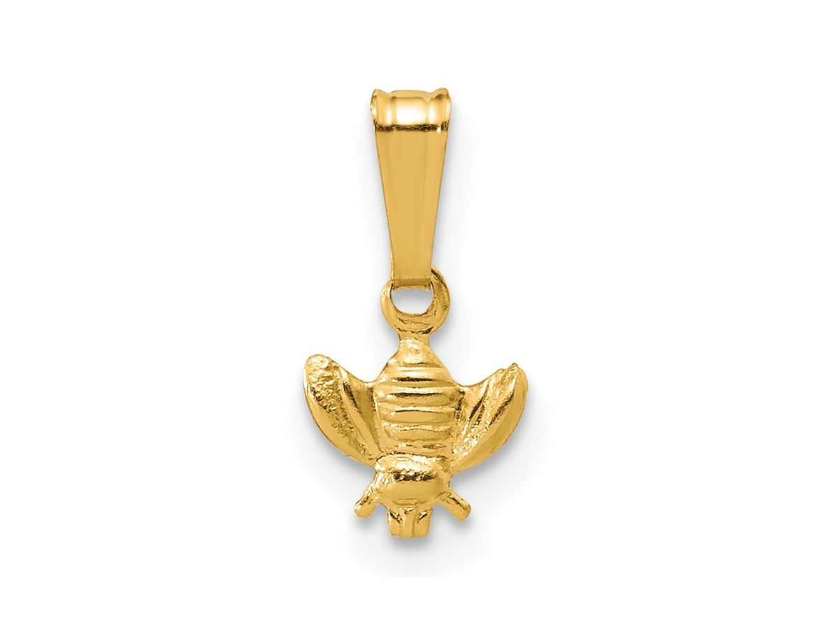 FJC Finejewelers 14 kt Yellow Gold Filled 1/20 Filled Bee Charm 13 x 7 mm
