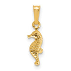 FJC Finejewelers 14 kt Yellow Gold Filled 1/20 Filled Textured Seahorse Charm 18 x 4.4 mm