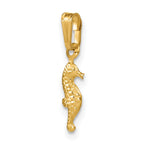 FJC Finejewelers 14 kt Yellow Gold Filled 1/20 Filled Textured Seahorse Charm 18 x 4.4 mm
