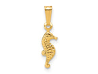 FJC Finejewelers 14 kt Yellow Gold Filled 1/20 Filled Textured Seahorse Charm 18 x 4.4 mm