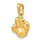 FJC Finejewelers 14 kt Yellow Gold Filled 1/20 Filled 10mm Pawprint Charm 17 mm x 11 mm