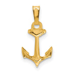 FJC Finejewelers 14 kt Yellow Gold Filled 1/20 Filled Anchor Charm 19 x 9 mm