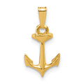 FJC Finejewelers 14 kt Yellow Gold Filled 1/20 Filled Anchor Charm 19 x 9 mm