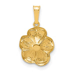 FJC Finejewelers 14 kt Yellow Gold Filled 1/20 Filled 11 x 12mm Flower Charm 19 mm x 11 mm