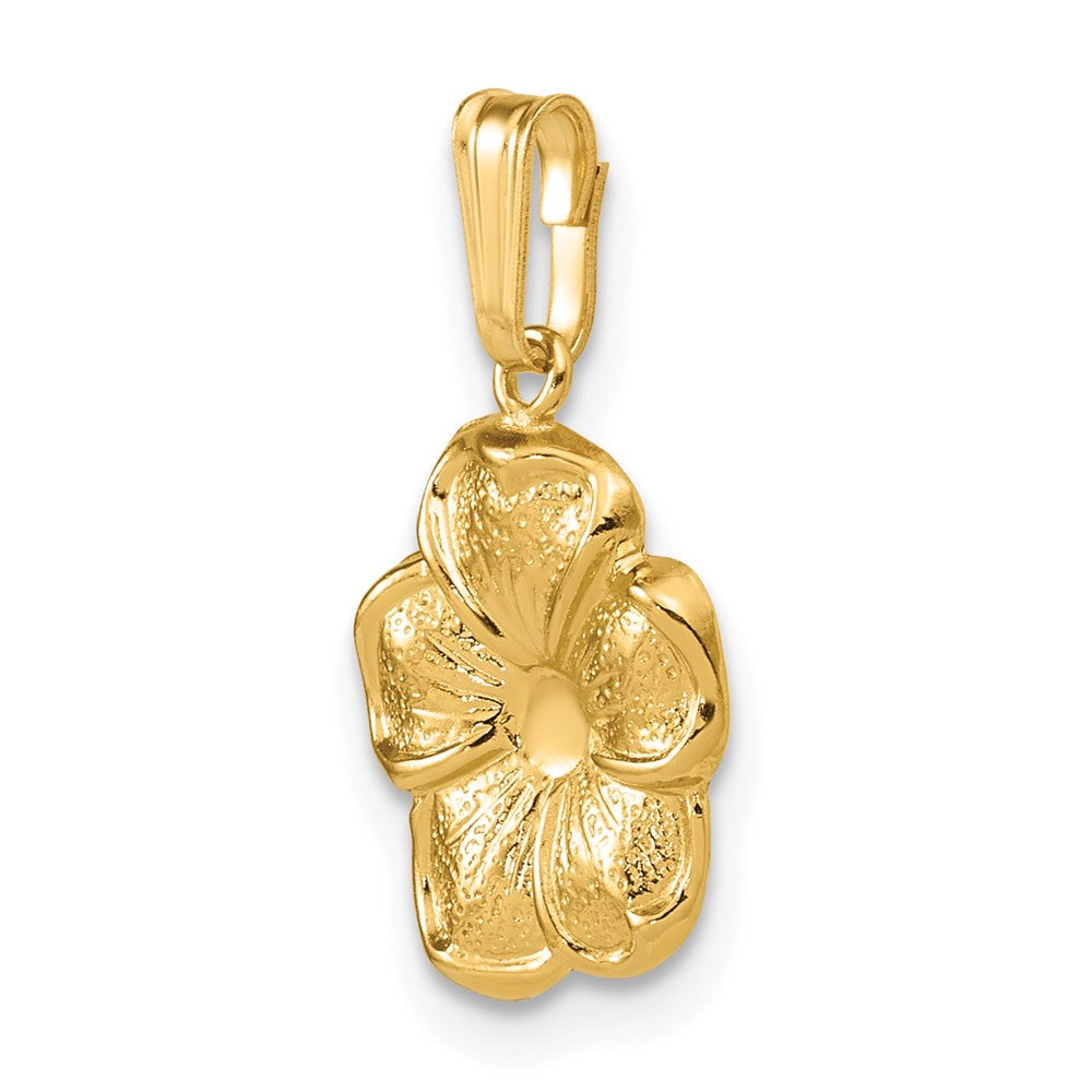 FJC Finejewelers 14 kt Yellow Gold Filled 1/20 Filled 11 x 12mm Flower Charm 19 mm x 11 mm