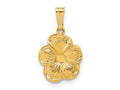 FJC Finejewelers 14 kt Yellow Gold Filled 1/20 Filled 11 x 12mm Flower Charm 19 mm x 11 mm