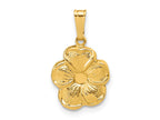 FJC Finejewelers 14 kt Yellow Gold Filled 1/20 Filled 11 x 12mm Flower Charm 19 mm x 11 mm