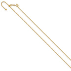 FJC Finejewelers 14 kt Yellow Gold Filled 1/20 Filled 1.30mm Adjustable Rolo Chain 22 Inches x 1.3 mm