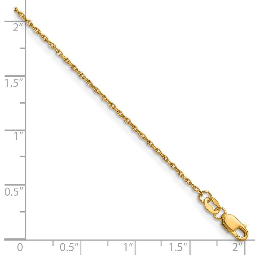 FJC Finejewelers 14 kt Yellow Gold Filled 1/20 Filled 1.20mm Ropa with Lobster Clasp Carded 14in Chain 14 Inches x 1.2 m