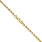 FJC Finejewelers 14 kt Yellow Gold Filled 1/20 Filled 2.10mm Ropa with Lobster Clasp Chain 18 Inches x 2.1 mm