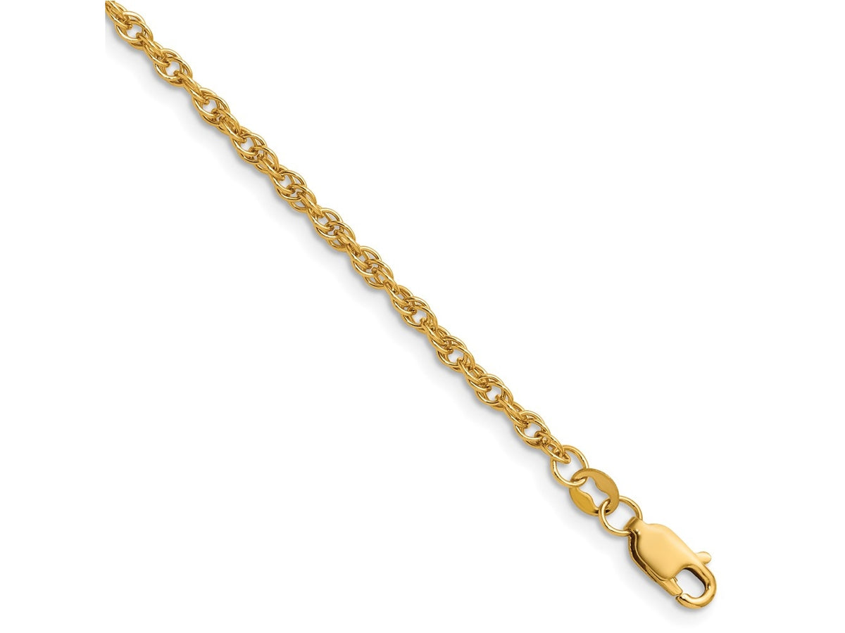 FJC Finejewelers 14 kt Yellow Gold Filled 1/20 Filled 2.50mm Ropa with Lobster Clasp 16in Chain 16 Inches x 2.5 mm