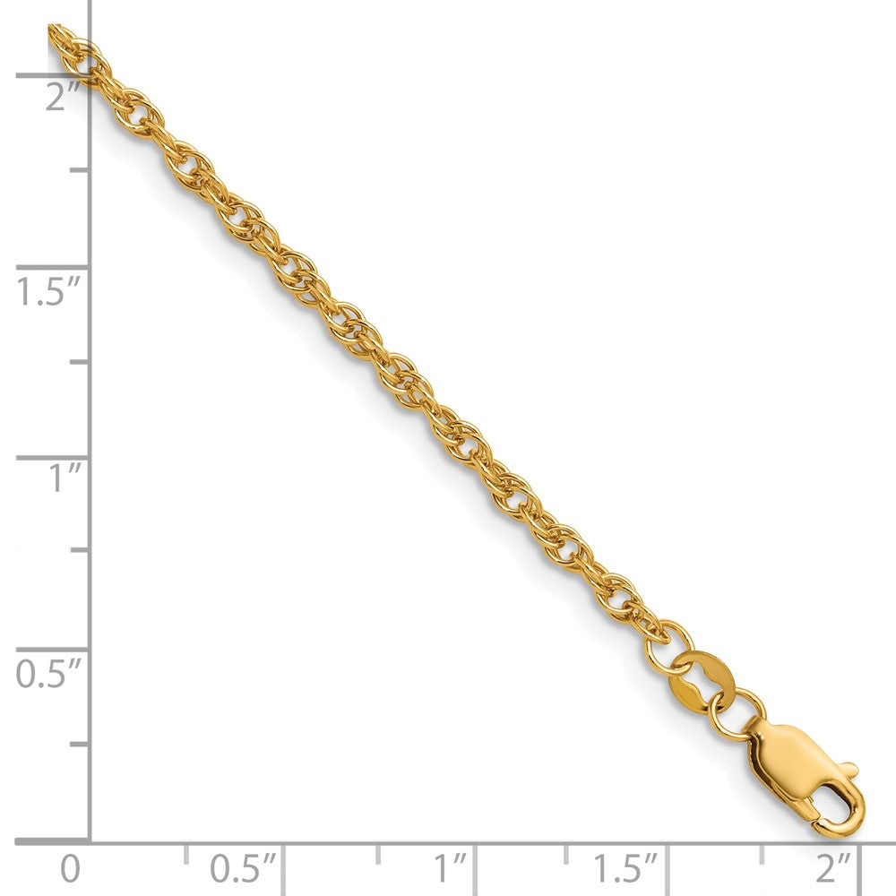 FJC Finejewelers 14 kt Yellow Gold Filled 1/20 Filled 2.50mm Ropa with Lobster Clasp Chain 20 Inches x 2.5 mm