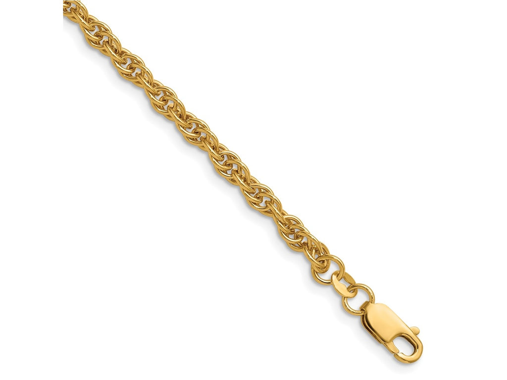 FJC Finejewelers 14 kt Yellow Gold Filled 1/20 Filled 3.80mm Ropa with Lobster Clasp Chain 22 Inches x 3.8 mm