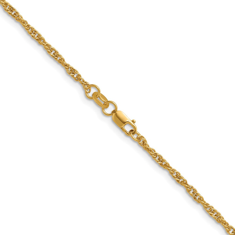 FJC Finejewelers 14 kt Yellow Gold Filled 1/20 Filled 2.0mm Singapore with Lobster Clasp Chain 18 Inches x 2 mm