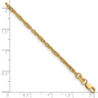 FJC Finejewelers 14 kt Yellow Gold Filled 1/20 Filled 2.0mm Singapore with Lobster Clasp Chain 18 Inches x 2 mm
