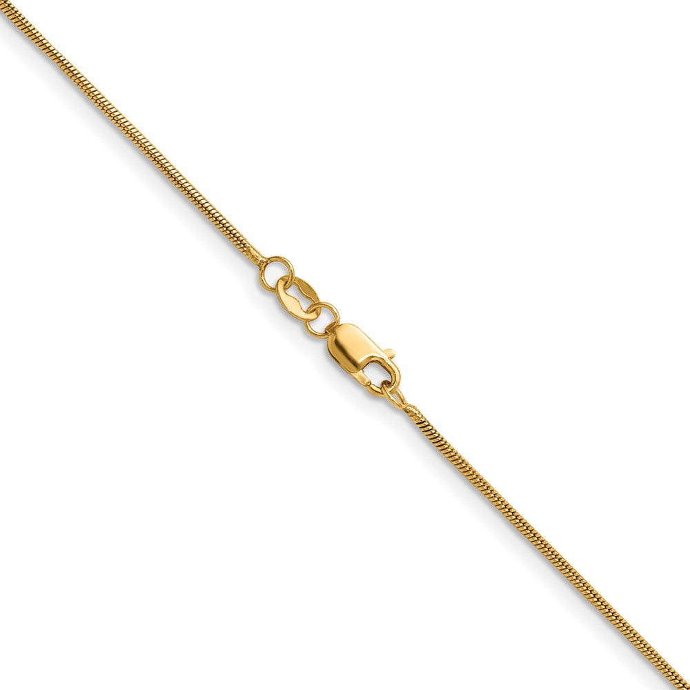 FJC Finejewelers 14 kt Yellow Gold Filled 1/20 Filled 1.0mm Snake with Lobster Clasp Chain 18 Inches x 1 mm