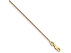 FJC Finejewelers 14 kt Yellow Gold Filled 1/20 Filled 1.0mm Snake with Lobster Clasp Chain 18 Inches x 1 mm