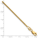 FJC Finejewelers 14 kt Yellow Gold Filled 1/20 Filled 1.50mm Snake with Lobster Clasp 16in Chain 16 Inches x 1.5 mm