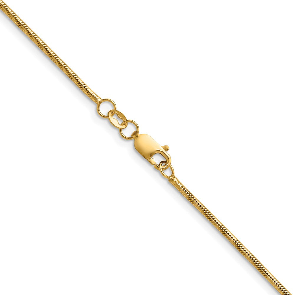 FJC Finejewelers 14 kt Yellow Gold Filled 1/20 Filled 1.50mm Snake with Lobster Clasp Chain 18 Inches x 1.5 mm