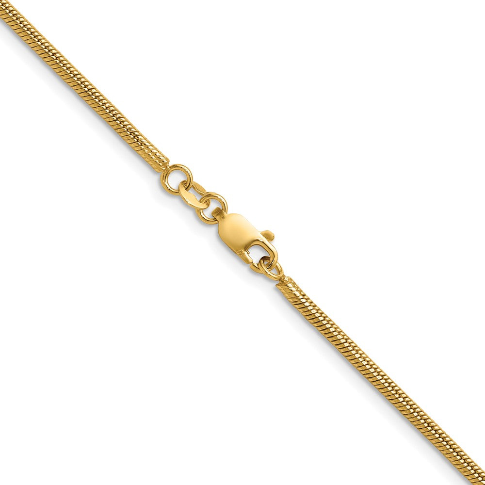 FJC Finejewelers 14 kt Yellow Gold Filled 1/20 Filled 2.0mm Snake with Lobster Clasp Chain 18 Inches x 2 mm