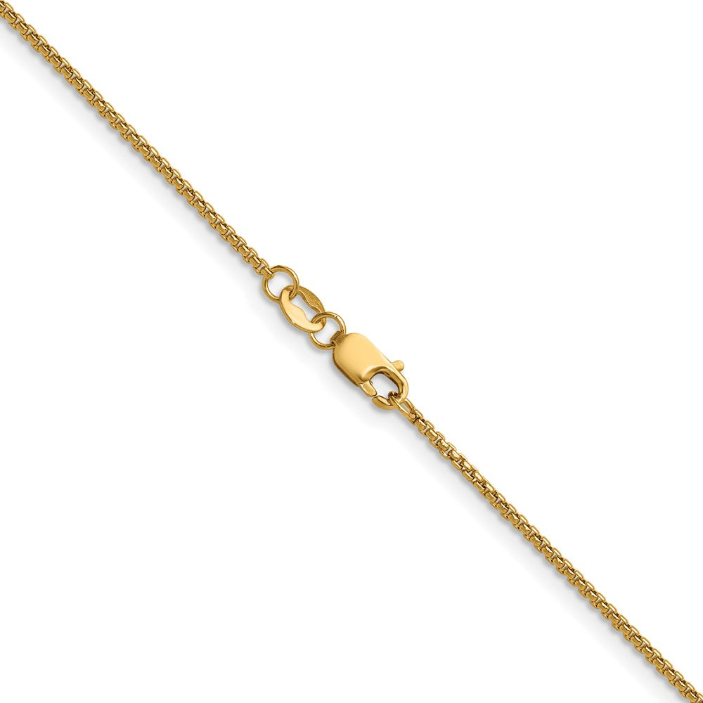 FJC Finejewelers 14 kt Yellow Gold Filled 1/20 Filled 1.20mm Rnd Venetian Box with Lobster Clasp Chain 18 Inches x 1.2 m
