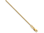 FJC Finejewelers 14 kt Yellow Gold Filled 1/20 Filled 1.20mm Rnd Venetian Box with Lobster Clasp Chain 18 Inches x 1.2 m