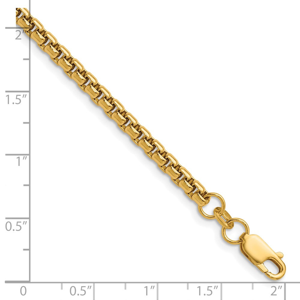 FJC Finejewelers 14 kt Yellow Gold Filled 1/20 Filled 3.60mm Rnd Venetian Box with Lobster Clasp Chain 16 Inches x 3.6 m