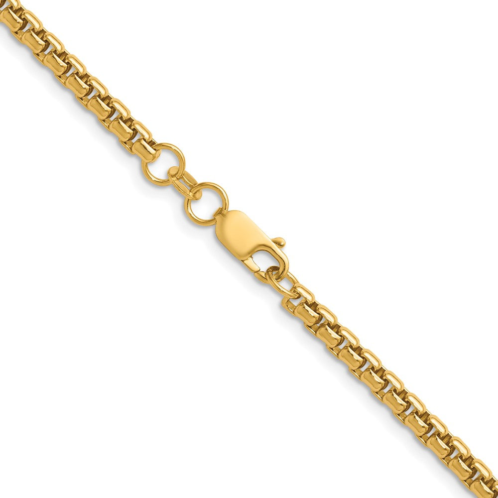 FJC Finejewelers 14 kt Yellow Gold Filled 1/20 Filled 3.60mm Rnd Venetian Box with Lobster Clasp Chain 20 Inches x 3.6 m