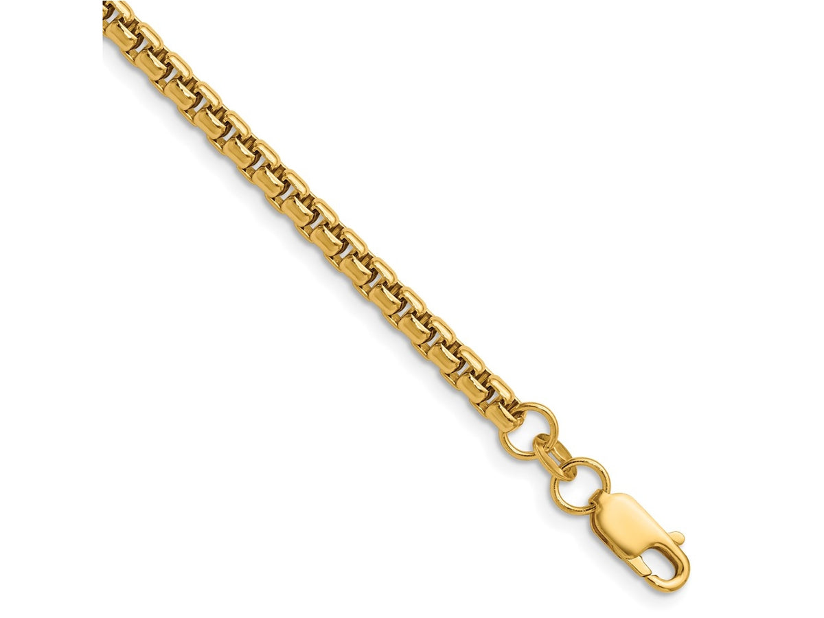 FJC Finejewelers 14 kt Yellow Gold Filled 1/20 Filled 3.60mm Rnd Venetian Box with Lobster Clasp Chain 20 Inches x 3.6 m