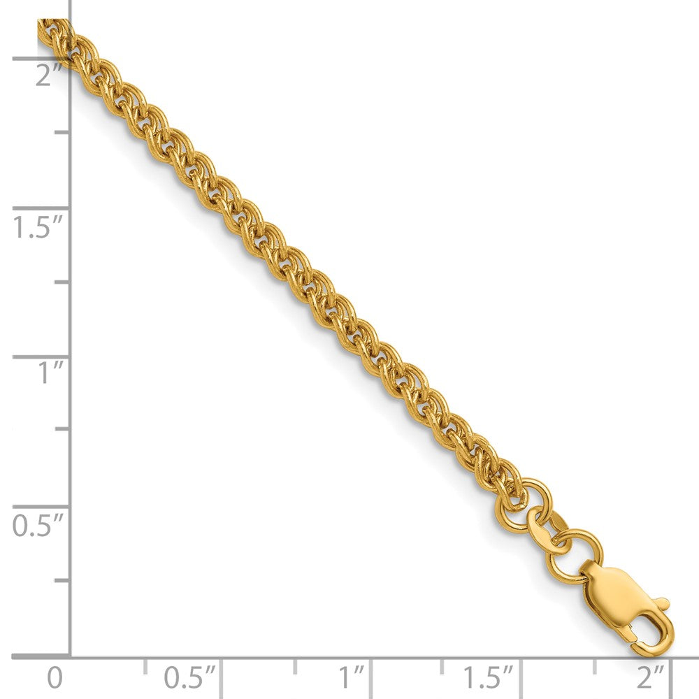 FJC Finejewelers 14 kt Yellow Gold Filled Spiga 1/20 Filled 2.80mm Wheat with Lobster Clasp Chain 20 Inches x 2.8 mm