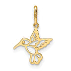 FJC Finejewelers 14 kt Yellow Gold Madi K Hummingbird Charm 11 mm