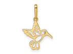 FJC Finejewelers 14 kt Yellow Gold Madi K Hummingbird Charm 11 mm