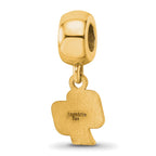 LogoArt Gold Plated Silver California Poly State University Dangle Bead