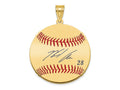 FJC Finejewelers Gold Plated Silver Nolan Arenado MLBPA Signature Epoxy Charm 33 x 25 mm