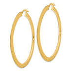FJC Finejewelers 14 kt Yellow Gold Polished Hoop Earrings 55 mm x 53 mm