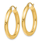 FJC Finejewelers 14 kt Yellow Gold Polished Lightweight Hoop Earrings 31 mm x 29 mm