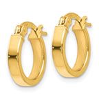FJC Finejewelers 14 kt Yellow Gold Hoop Polished Earrings 15 mm x 13 mm