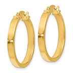 FJC Finejewelers 14 kt Yellow Gold Hoop Polished Earrings 24 mm x 23 mm