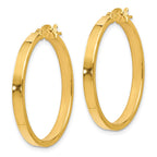 FJC Finejewelers 14 kt Yellow Gold Hoop Polished Earrings 30 mm x 29 mm