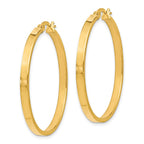 FJC Finejewelers 14 kt Yellow Gold Hoop Polished Earrings 39 mm x 38 mm