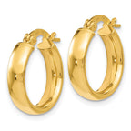 FJC Finejewelers 14 kt Yellow Gold Hoop Polished Earrings 18 mm x 16 mm