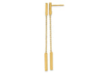 FJC Finejewelers 14 kt Yellow Gold Polished Post Dangle Earrings