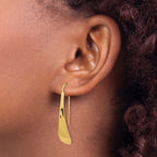 FJC Finejewelers 14 kt Yellow Gold Dangle Polished Threader Earrings 34 mm x 6 mm
