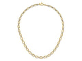 FJC Finejewelers 14 kt Two Tone Gold Link Polished with .25in ext. Necklace 18 Inches x 6 mm