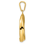 FJC Finejewelers 14 kt Yellow Gold Pear Shapred Polished Charm