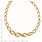 FJC Finejewelers 14 kt Yellow Gold Polished Fancy Link Necklace