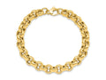 FJC Finejewelers 14 kt Yellow Gold Polished Rolo Link Bracelet 7.5 Inches x 8.75 mm