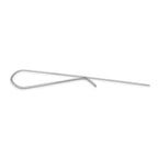 FJC Finejewelers 14 kt White Gold  Polished Tie Bar 50 mm x 4.5 mm