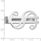 FJC Finejewelers 14 kt White Gold Money Clip 46 mm x 25 mm